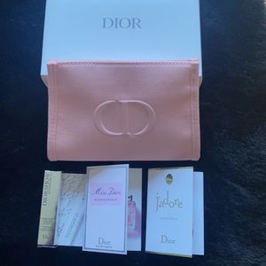 Dior Makeup Bag with samples
